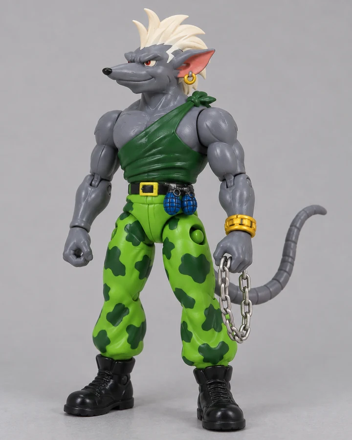 Ray B. character action-figure concept